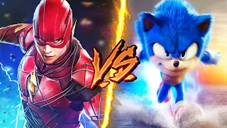 Sonic VS Flash | BATTLE ARENA | DCEU | Sonic the Hedgehog 2 | DanCo VS