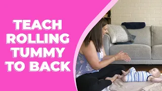 Rolling from Tummy to Back: 5 Tips to Help your Baby Learn to Roll from Tummy to Back