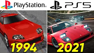 Evolution of NEED FOR SPEED PlayStation Games (1994-2021)