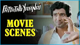 Pattathu Yaanai - Tamil Movie - Santhanam Comedy Scene 1 | Vishal | Santhanam | Thaman