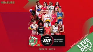 RE-LIVE | FIBA 3x3 U23 World Cup 2023 | Day 1/Session 2