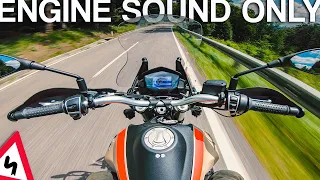 Moto Guzzi V85 TT Akrapovic sound [RAW Onboard]