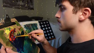 ASMR 30 Minutes of Relaxing Painting and Male Whispers