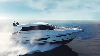 Maritimo X50 Sports Motor Yacht Trailer - OUTDREAM