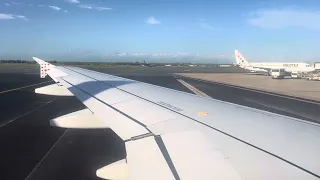 Brussels Airlines SN3782: Rome to Brussels | Pushback, taxi and takeoff | Airbus A320 | OO-TCQ