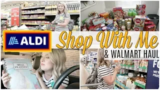 ALDI SHOP WITH ME + HAUL | HUGE 2 WEEK GROCERY HAUL WITH MEAL PLAN