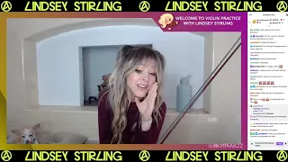 Lindsey Stirling Livestream Violin Practice Twitch 10-02-2021