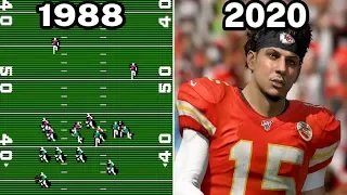 Graphical Evolution of Madden NFL (1988-2020)