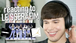 Reacting to LE SSERAFIM (every music video)