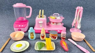 17 Minutes Satisfying with Unboxing Cute Pink Kitchen Playset Collection ASMR｜Review Toys