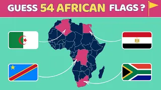 Can You Name All 54 Countries In Africa By Their Flags?- Africa Flag Quiz