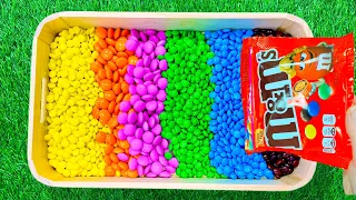 Mixing all my candy M&M's, Smarties and other. Oddly satisfying video.