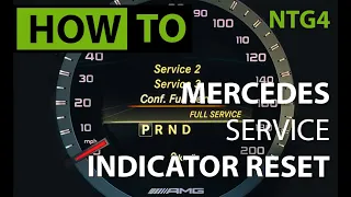 HOW TO Reset your Mercedes Service Indicator Hidden Menu, W204 C Class, W212 E-Class, W218 + More