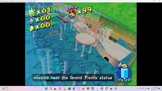 Going Out Of Bounds in Mario Sunshine! (Read description)