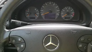 Mercedes 1998-2003 Maintenance Reset Light