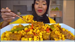 ASMR*RECIPE * LMBAKBAKA (Libyan Food) * اكل المبكبكة الليبية مع الطريقة