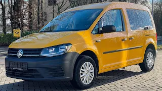 Осмотр Volkswagen Caddy 2017 года пассажир в хорошей комплектации и идеальном состоянии из Германии