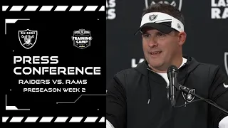 Coach McDaniels: ‘I Thought We Made Some Progress’ | Raiders vs. Rams | NFL