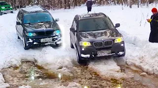 ПОПАЛИ В ЛОВУШКУ на бездорожье! BMW Х3, Х5, Land Rover, Ford, Jeep, Toyota Land Cruiser, Нива, УАЗ