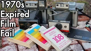 Polaroid Land Camera / Packfilm 01: 1970s Expired Film Fail / How to use the Camera