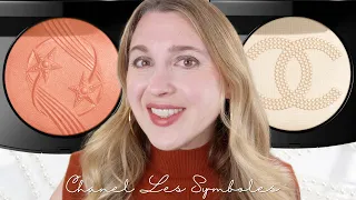 CHANEL Les Symboles Highlighters in Precious Coral & Pearly White | Swatches, Demos, Comparisons