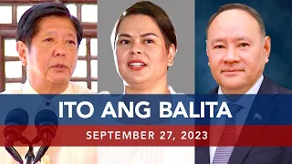 UNTV: Ito Ang Balita | September 27, 2023
