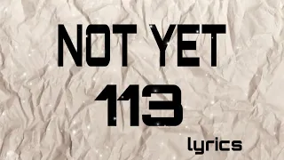 113-NOT YET/ Зомбитой кино OST / lyrics/үгтэй/ugtei/vgtei