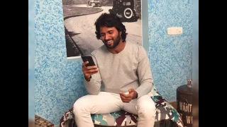 Arjun Reddy Vijay Devarakonda Reading My Comment in Facebook Live