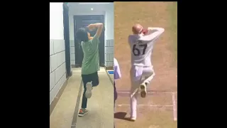 Nathan Lyon Bowling Copy 👀🔥 || #shorts #cricket #youtubeshorts #shortsfeed