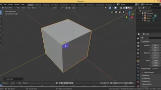 Blender 3D birinchi dars #Blender3D