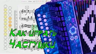 Сербиянка. Частушки обучение. Как играть #частушки. Ноты. Разбор.