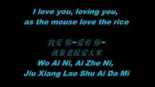 The Mouse All Loves The Rice老鼠爱大米(English and Mandarin Ver) With Lyrics