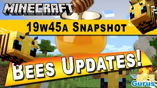 How You Can Get Minecraft Snapshot 19w45a : Ohhh Bee-Hive - Minecraft Bees Update  - Minecraft Java