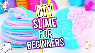 How To Make The BEST FLUFFY SLIME! DIY Cotton Candy Slime! Slime Tutorial For Beginners!