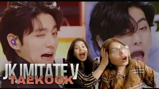 Jungkook Imitating Taehyung 😂(Taekook Always Love For Army💜) Crazy Reaction