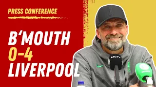 Bournemouth 0-4 Liverpool | Jurgen Klopp Press Conference