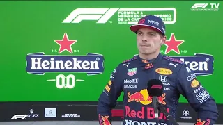Max Verstappen Post Qualifying Interview - 2021 Mexico GP