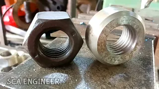 Cutting Hexagon Nut Without Indexing On Milling