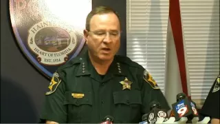 Fla. sheriff's heated response to reporter's question about 'gunfight' comment