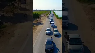barat car accident #dronevideo #dronefootage