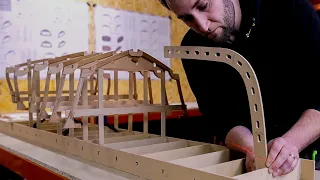 Building Frames And Setting Up The Strongback | Temptress 1/4 Scale Boat Build Part 4