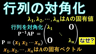 行列の対角化【線形代数】