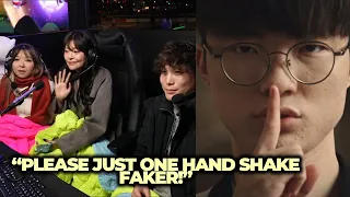 Every Moment of Miyoung Fangirling Over Faker at Worlds 2023 ft Sykkuno & Yvonnie