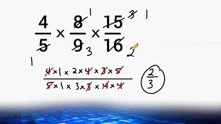 Multiplying Fractions And Cancellation