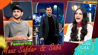 Maaz Safdar & Saba Maaz - Best Moments 01 | Hassan Choudary - The Talk Talk Show | Express TV