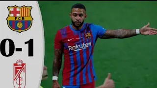 Barcelona vs Granada 0-1 - Extended Highlights & All Goals 2021 HD