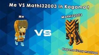 Me VS Math132003 in Kogama // Kogama funny montage