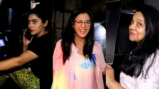 Yukti Kapoor Gulki Joshi and Sonali Naik Snapped at Maddam Sir set Today | Glitterandglamour |