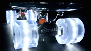 COOLEST Skateboard Wheels EVER! (Flare Cruiser LED Wheels by Sunset Skateboards)