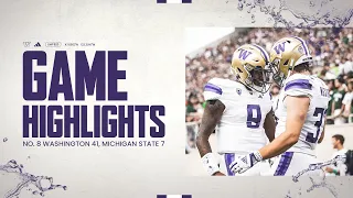 #8 Washington Huskies vs Michigan State - 2023 Week 3 Highlights